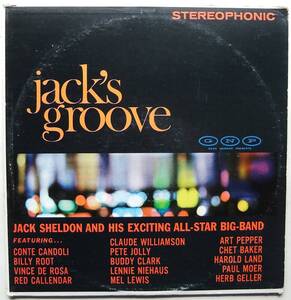 ◆ JACK SHELDON / Jack ' s Groove / ART PEPPER ◆ GNP GNP-60S (silver:dg) ◆