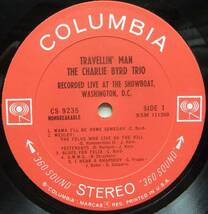 ◆ CHARLIE BYRD Trio / Travellin ' Man ◆ Columbia CS 9235 (2eye) ◆_画像3