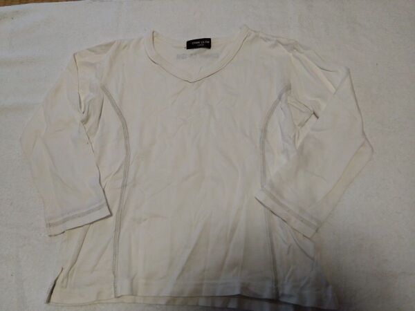 コムサイズム 長袖Tシャツ 120A ホワイト系