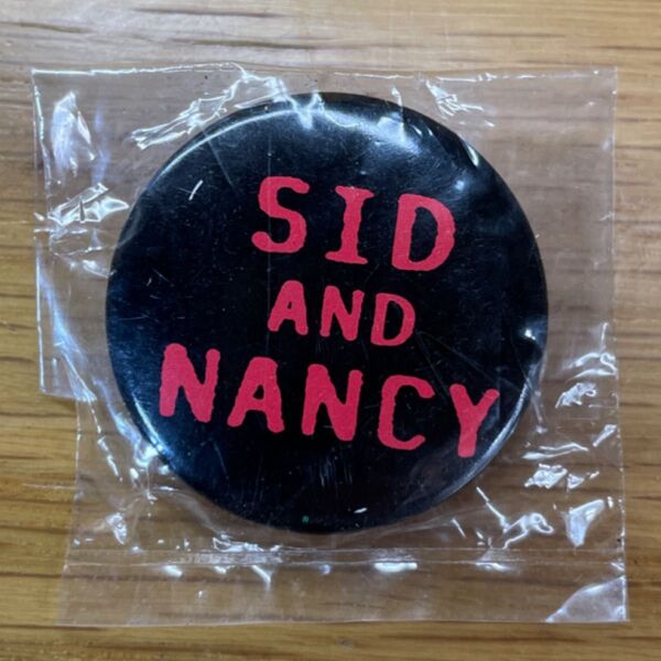 【未開封】缶バッジ「SID AND NANCY(シド・アンド・ナンシー)」