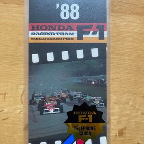 F1 ホンダ1988 テレフォンカード ケース付