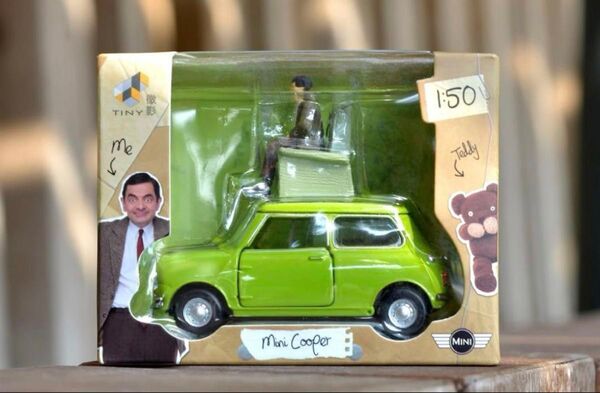 Mr.ビーン ミニクーパー フィギュア付 ミニカー 1/50 TINY