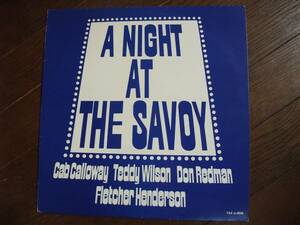 LP☆　Cab Calloway, Teddy Wilson, Don Redman, Fletcher Henderson　A Night At The Savoy　☆