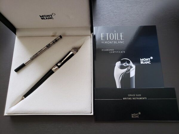 【入手困難】新品 MONTBLANC 天然ダイヤモンド エトワール ドゥ モンブラン ローラーボール 106291