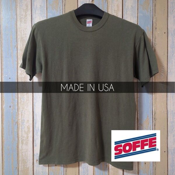 SOFFE ソフィ オリーブグリーン Tシャツ