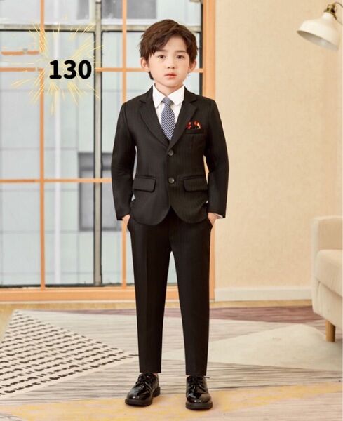 ☆新品☆フォーマル 男の子 セットアップ 入園式 結婚式 スーツ 130cm