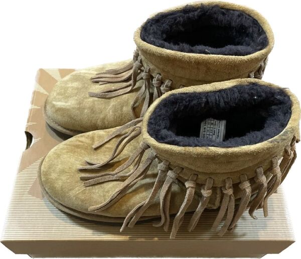 美品 UGG ムートンブーツ フリンジ 24cm