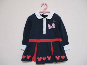 Ω baby doll Ω*90.* pretty minnie Chan One-piece navy blue 0328