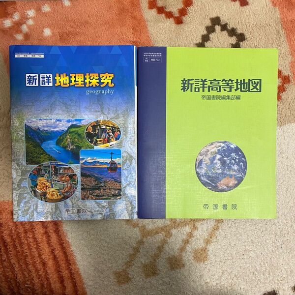 地理 教科書 新詳高等地図