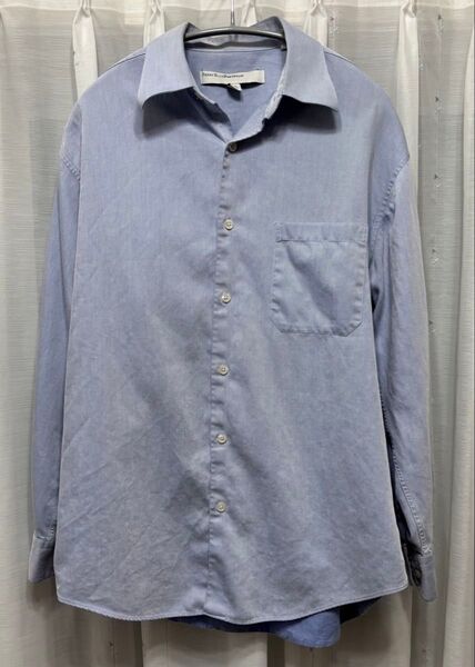 PERRY ELLIS ペリーエリス 長袖シャツ ブルー 15 1/2