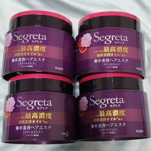 Segreta セグレタ 集中美容ヘアエステ トリートメント 180g 4個セット
