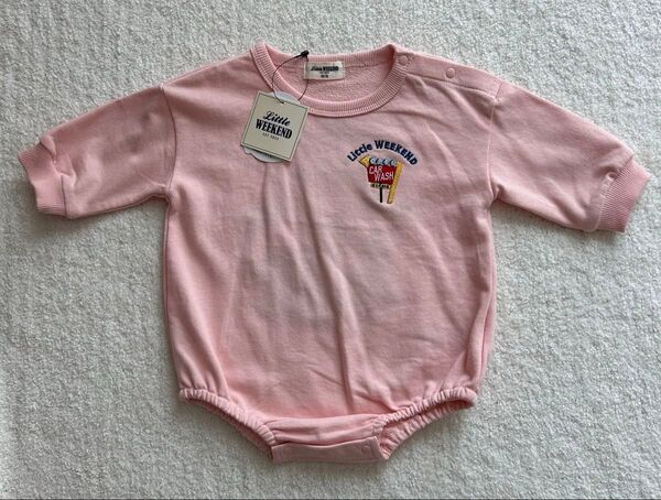 【新品タグ付き】Little WEEKEND リトルウィークエンド ロンパース ピンク