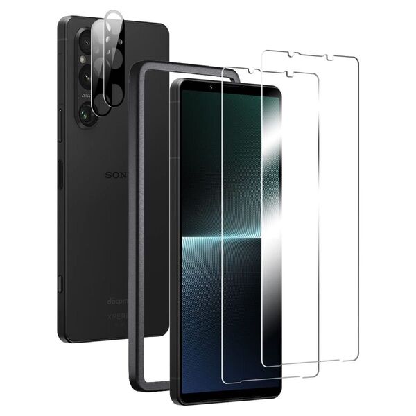 Xperia 1 V ガラスフィルム カメラフィルム SOG10 SO-51D