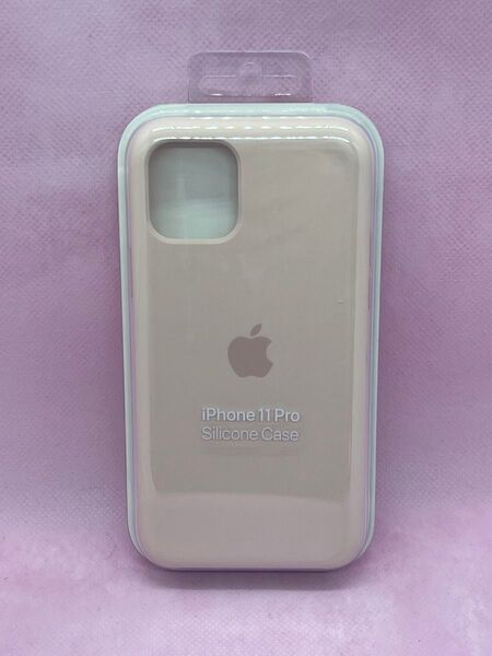 『A015』★正規品★iPhone 11Pro シリコーンケース/Pink Apple