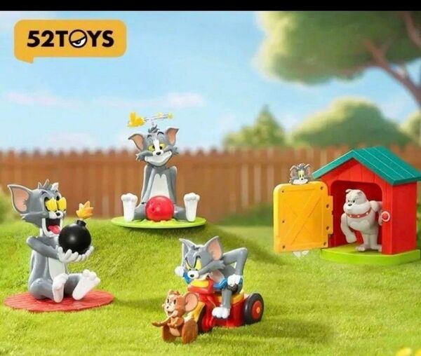 【52TOYS】 トムとジェリー 可動フィギュア ブラインドボックス 4種セット