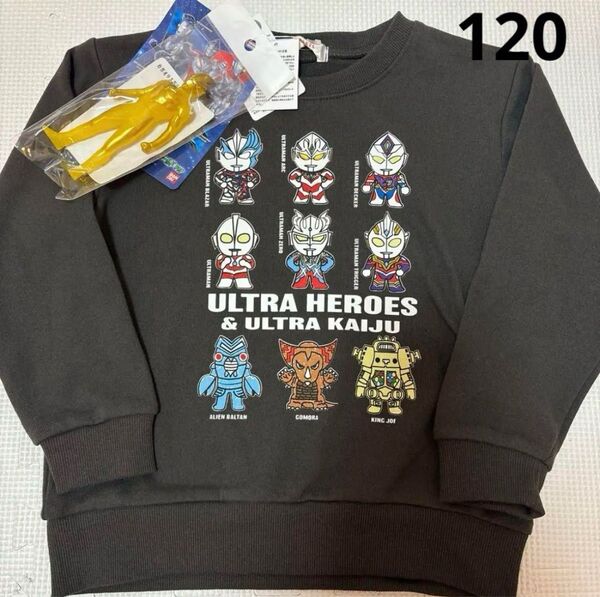 新品 ウルトラマンアーク トレーナー 120 ソフビ付き