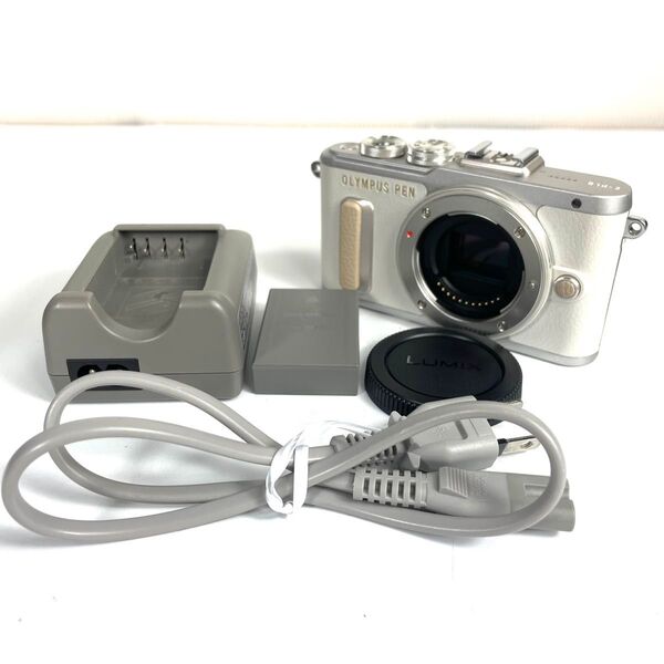 ■極上品■ OLYMPUS ミラーレス一眼 E-PL8 ボディー ホワイト