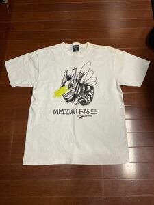 　　90'S当時物　MEDIUMRARE Tシャツ　アートT サブポップ　　