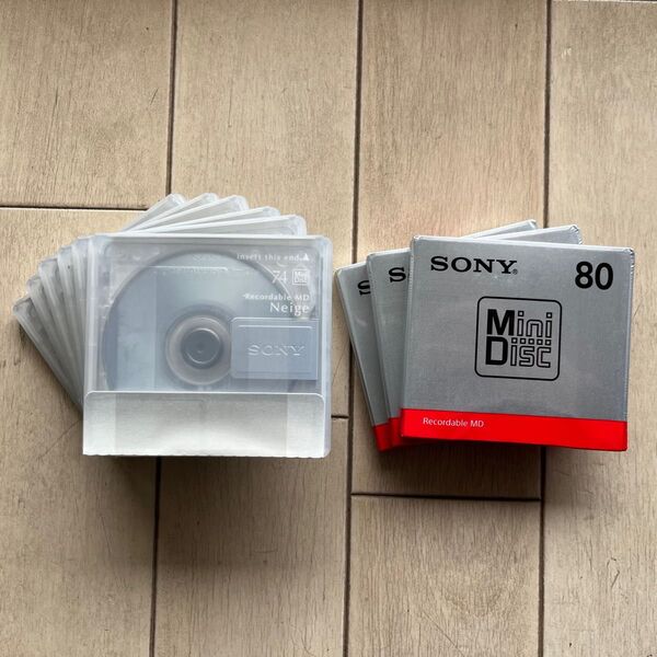 【値下げ】SONY MDディスク9枚