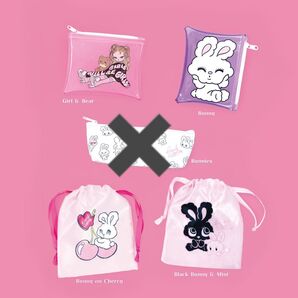 foxy illustrations ガチャガチャ ポーチ