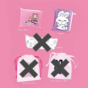 foxy illustrations ガチャガチャ ポーチ