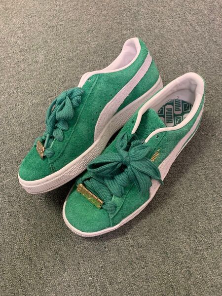 PUMA プーマ SUEDE FAT LACE スエード スニーカー 24㎝