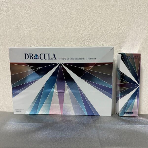 新品、キュラ DRCula 薬用ホワイトニングジェル+ DRCula薬用デンタルリンス セット(1set)