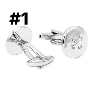 ボタン式カフスボタン