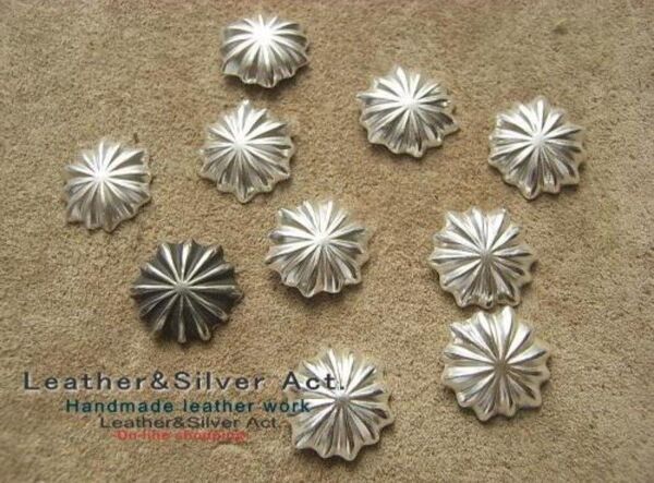 無垢 シルバー925 アポロコンチョ レザークラフト アクセサリーパーツ 金具に アクセサリーバーツ ネックレスバーツに