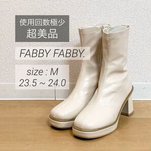 【超美品】ショートブーツ バイカラー