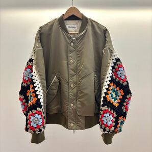新品 DISCOVERED ディスカバード クロシェット MA-1 久遠 サイズ1 リモンタナイロン フライトジャケット