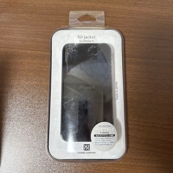 iPhone4 エアージャケット クリアブラック 未使用