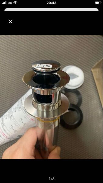 新品 1箱の値段 ≪LIXIL A-9627≫ ポップアップ式排水金具