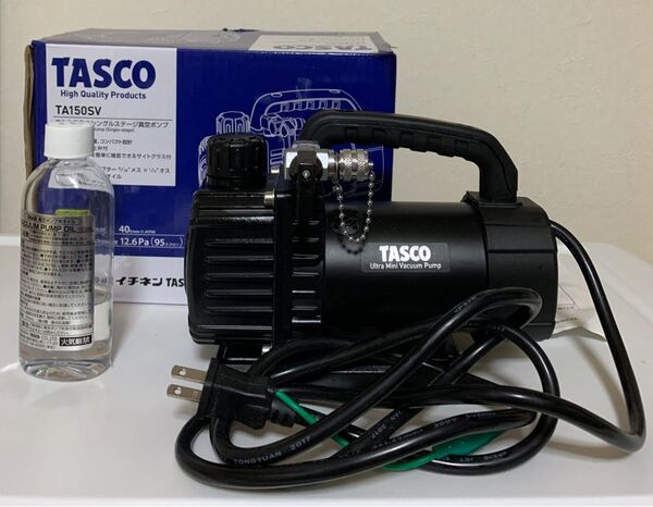 TASCO 真空ポンプ TA150SV オイル付き