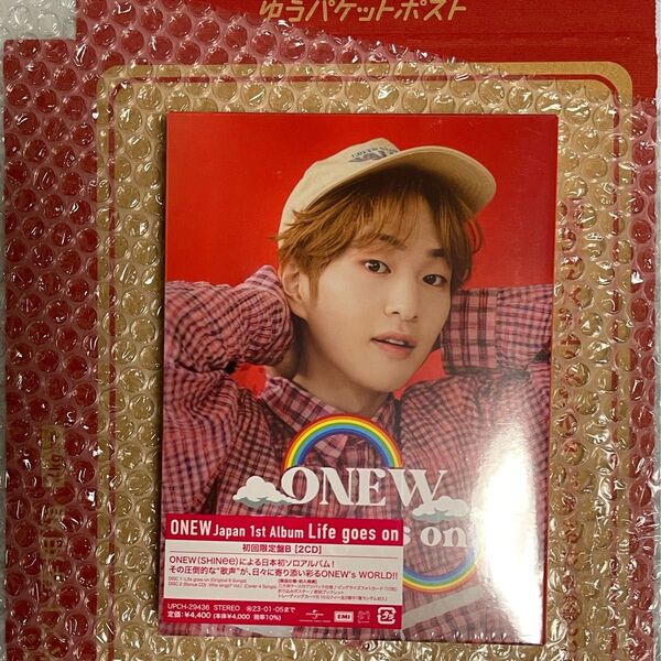 【未開封】 ONEW Japan 1st Album Life goes on 初回限定盤B
