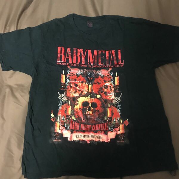 美品 XXLサイズ Lサイズ 新品 DARK NIGHT CARNIBAL DAY OF THE DEAD ダークナイトカーニバル CARNIVAL TEE Tシャツ BABYMETAL 666