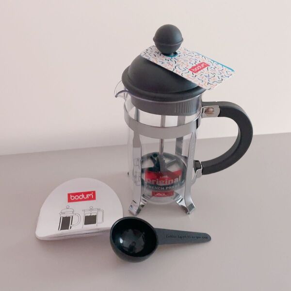 新品》BODUM CAFFETTIERA フレンチプレスコーヒーメーカー ミッドナイト/ブラック