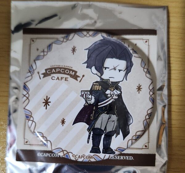 CAPCOM CAFE×逆転裁判 バロック・バンジークス 缶バッジ カプコンカフェ 大逆転裁判