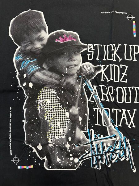 STUSSY Tシャツ STICK UP KIDZ 黒 Mサイズ 未使用