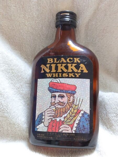 古酒 ブラックニッカ ウイスキー 1級 180ml 港区日本橋1丁目表記