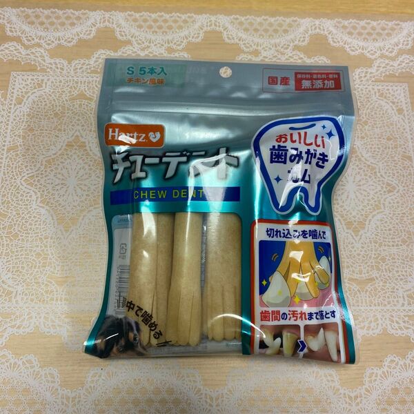 ハーツ Hartz チューデント Sサイズ チキン風味 5本