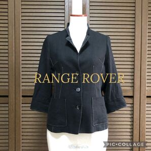 【 RANGE ROVER 】リネンジャケット 麻100% 日本製 ホワイトステッチ