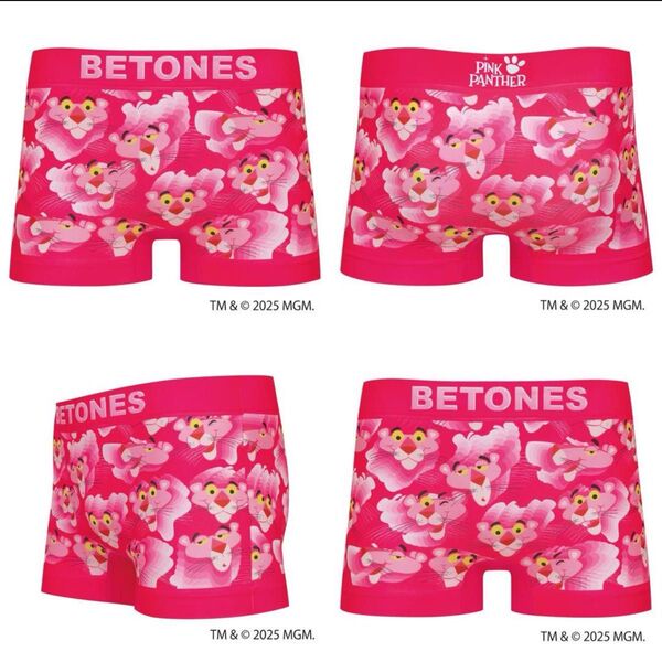 BETONESボクサーパンツ ピンクパンサーコラボ ピンク ビトーンズ