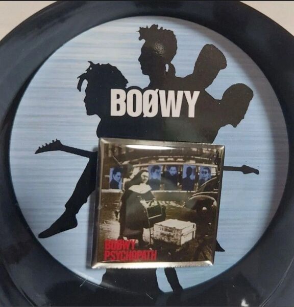 在庫ラスイチ BOOWY ガチャ ピンズカプセル PSYCHOPATH BOWY 布袋寅泰 氷室京介