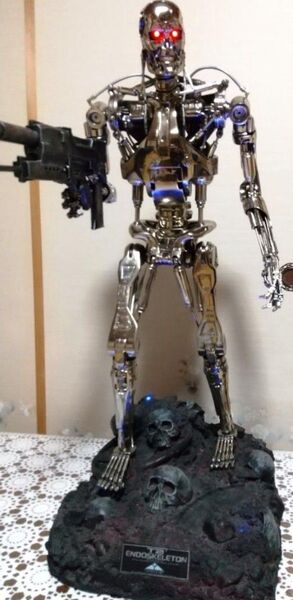 SIDESHOW 1/2 サイドショーターミネーターT-800 エンドスケルトン フィギュア