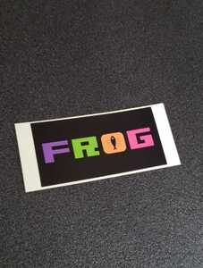 FROG STICKER フロッグ まへや コラボ フロッグ×タックルアイランドまへや ステッカー　シール　マッドラッド 蛙 カエル