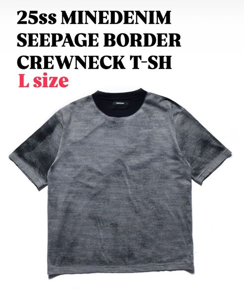 MINEDENIM Seepage Border Crewneck T-SH