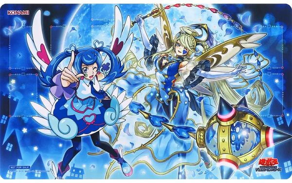 遊戯王 トリックスター・ノーブルエンジェル ブルーエンジェル 遊戯王の日 プレイマット デュエルフィールド 未開封新品 2