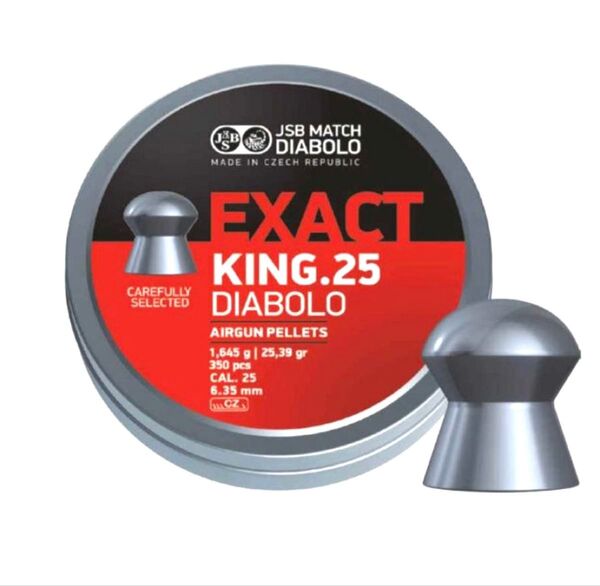 JSB キング 6.35mm 25.39gr(1.645g) 空気銃 ペレット350発入り 空気銃弾