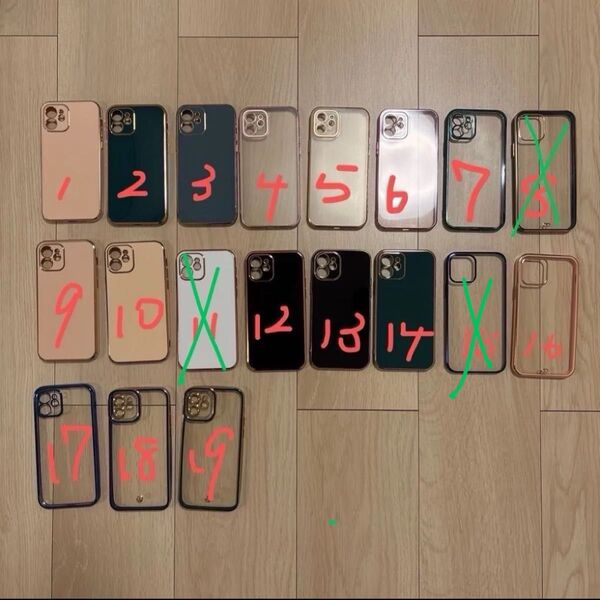iPhoneケース iPhone12ケース (まとめ買い16個全購入で3200円)※購入前に何番希望かコメントお願いします。